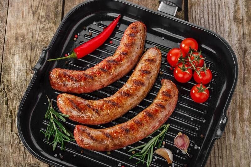 2 Doz Pork Hot Sausages