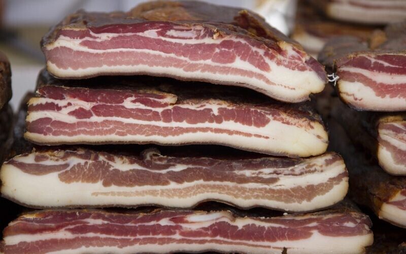 3 Lbs Dry Bacon Slices